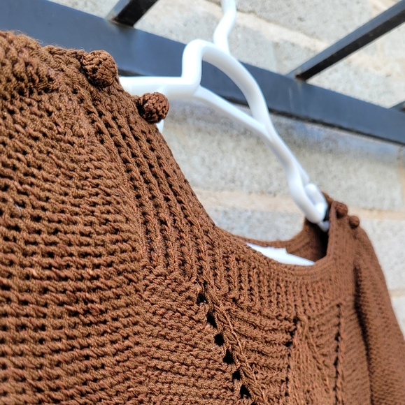 WEATHERVANE handknit 80's sweater - Picture 5 of 6